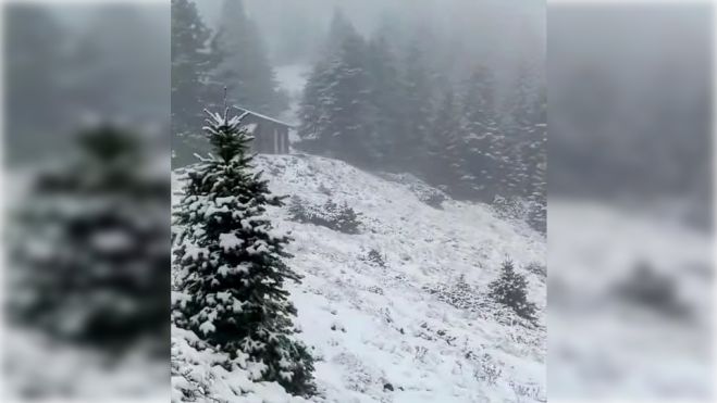 Εκπληκτικό βίντεο από το χιονισμένο Μαίναλο! (vd)