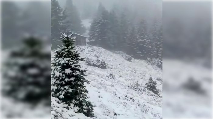 Εκπληκτικό βίντεο από το χιονισμένο Μαίναλο! (vd)