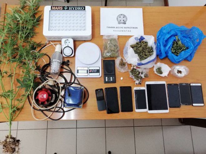 Εγκληματική οργάνωση διακινούσε ναρκωτικά στη Μεσσηνία (εικόνες)