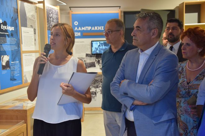 &Tau;&zeta;&iota;&omicron;ύ&mu;&eta;&sigmaf; &gamma;&iota;&alpha; &tau;&omicron;&nu; &Pi;&omicron;&lambda;&upsilon;&chi;ώ&rho;&omicron; &Lambda;&alpha;&mu;&pi;&rho;ά&kappa;&eta; &sigma;&tau;&eta;&nu; &Tau;&epsilon;&gamma;έ&alpha;: &laquo;&Epsilon;&pi;&epsilon;&nu;&delta;ύ&omicron;&upsilon;&mu;&epsilon; &sigma;&epsilon; έ&rho;&gamma;&alpha; &pi;&omicron;&upsilon; &sigma;&upsilon;&mu;&beta;ά&lambda;&lambda;&omicron;&upsilon;&nu; &sigma;&tau;&eta;&nu; &epsilon;&xi;&omega;&sigma;&tau;&rho;έ&phi;&epsilon;&iota;&alpha; &tau;&omicron;&upsilon; &Delta;ή&mu;&omicron;&upsilon; &Tau;&rho;ί&pi;&omicron;&lambda;&eta;&sigmaf;&raquo;