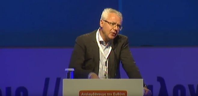 &Sigma;&mu;&upsilon;&rho;&nu;&iota;ώ&tau;&eta;&sigmaf; &sigma;&tau;&omicron; &sigma;&upsilon;&nu;έ&delta;&rho;&iota;&omicron; &tau;&eta;&sigmaf; &Kappa;&Epsilon;&Delta;&Epsilon;: "&Tau;&omicron; &kappa;&alpha;&lambda;&omicron;&kappa;&alpha;ί&rho;&iota; &theta;&alpha; &epsilon;&xi;&epsilon;&lambda;&iota;&chi;&theta;&epsilon;ί &sigma;&epsilon; &tau;&rho;&alpha;&gamma;&omega;&delta;ί&alpha; &mu;&epsilon; &tau;&alpha; &sigma;&kappa;&omicron;&upsilon;&pi;ί&delta;&iota;&alpha; &sigma;&tau;&eta;&nu; &Pi;&epsilon;&lambda;&omicron;&pi;ό&nu;&nu;&eta;&sigma;&omicron;" (vd)