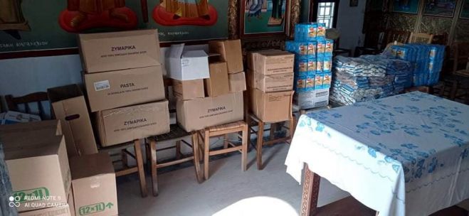 Η Ελληνική Τράπεζα Τροφίμων στηρίζει το πυρόπληκτο Δωδεκάμετρο Γορτυνίας (εικόνες)