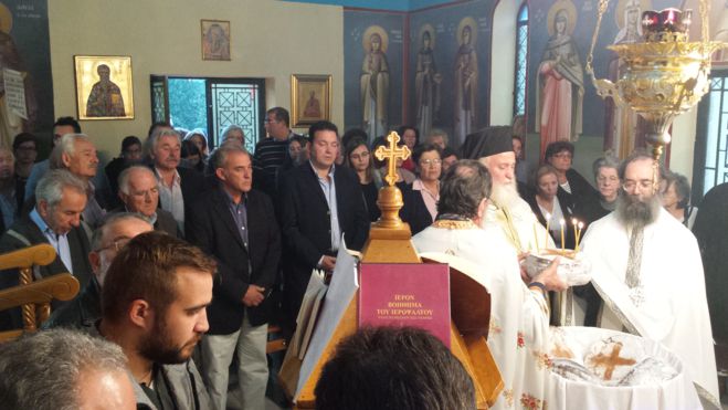 Πανηγυρικός εσπερινός στο Ναό του Αγίου Διονυσίου του Αρεοπαγίτου (εικόνες)