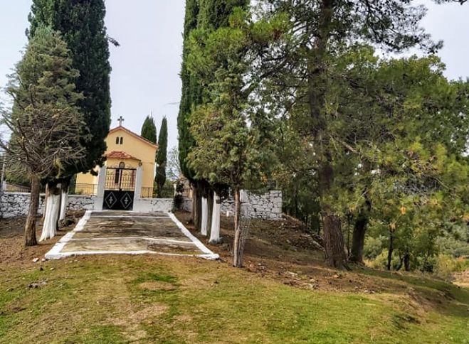 Η γιορτή του Αγίου Νεκταρίου στο παρεκκλήσι της Μονής Καλτεζών