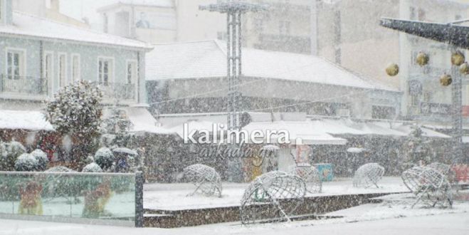 Η τάση του καιρού "δείχνει" χιονόπτωση μέσα στην Τρίπολη - Πότε θα "κλειδώσουν" τα στοιχεία!