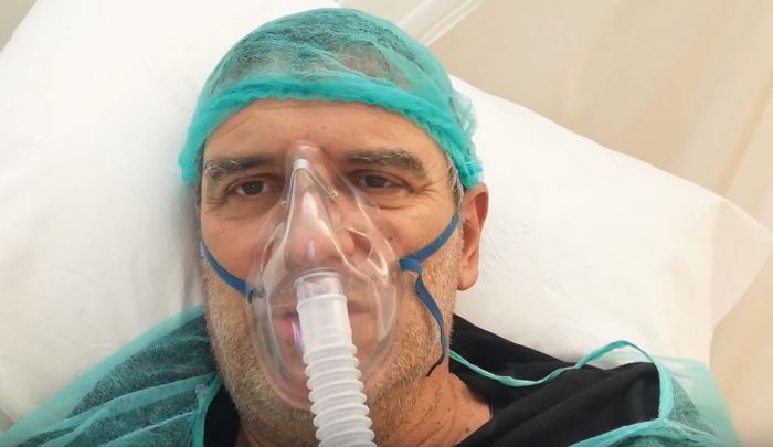 Γεωργούντζος από το Νοσοκομείο: "Είμαι καλά, σας ευχαριστώ..." (vd)