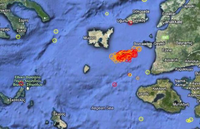 Δείτε βίντεο - ρεπορτάζ για τον ισχυρότατο σεισμό βόρεια της Λήμνου (vd)