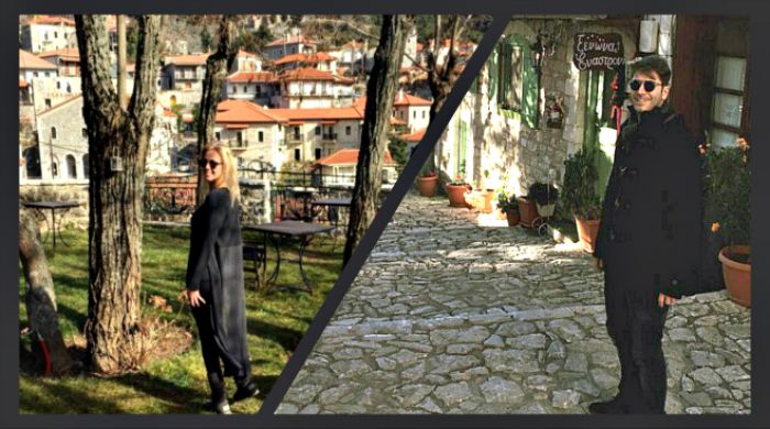 Ρομαντικά Χριστούγεννα για διάσημο ζευγάρι στην υπέροχη Γορτυνία (εικόνες)!