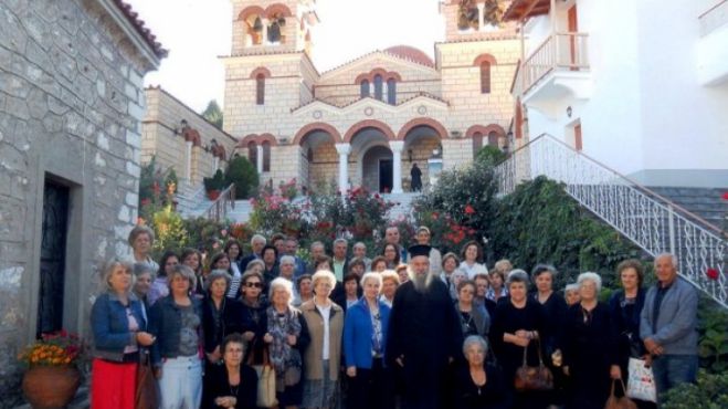 Πιστοί από τη Λάρισα προσκύνησαν στην Παναγία τη Μαλεβή!