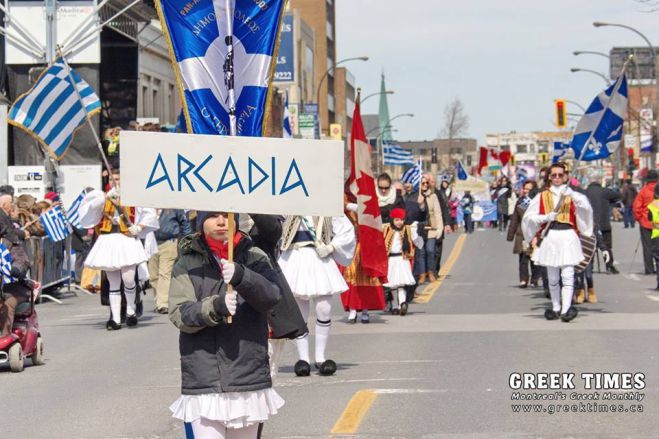 Οι ομογενείς Αρκάδες παρέλασαν για την 25η Μαρτίου και στον Καναδά! (εικόνες)