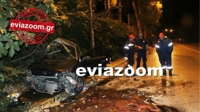 Τραγωδία στην Χαλκίδα | Φονική σύγκρουση οχημάτων με δύο νεκρούς (vd)