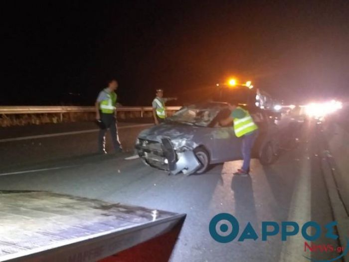 Αυτοκινητόδρομος &quot;Τρίπολης - Καλαμάτας&quot; | Τρεις τραυματίες σε τροχαίο ατύχημα (εικόνες)