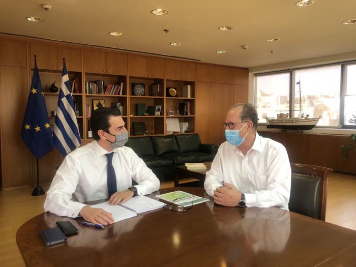 Συνάντηση Σκρέκα - Νίκα | "Το θέμα με το εργοστάσιο στο Αθήναιο θα παραμείνει παγωμένο"