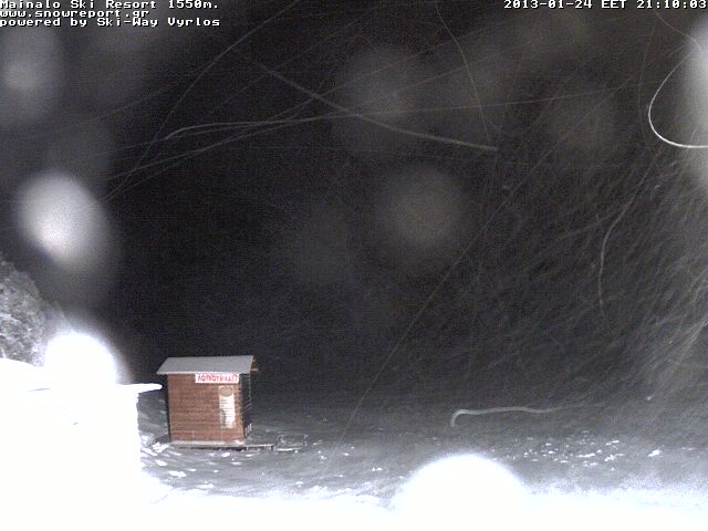 Λειτουργεί η web κάμερα στο Χιονοδρομικό του Μαινάλου!