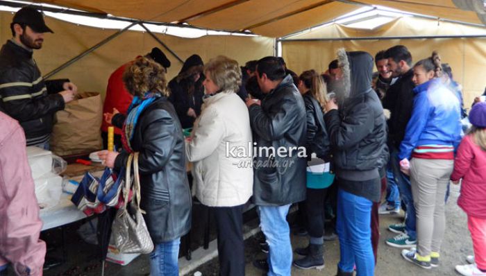 Κούλουμα με … χιονόνερο στην Τρίπολη (vd)!