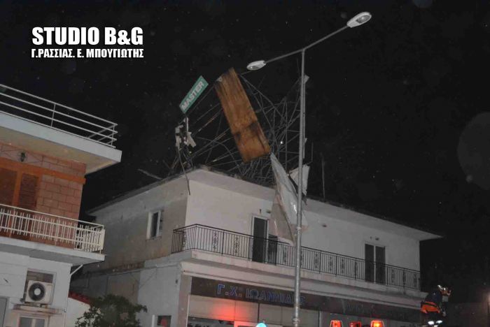 Μεγάλες ζημιές από την καταιγίδα στην Αργολίδα (εικόνες)