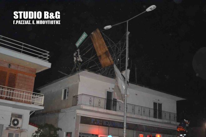 Μεγάλες ζημιές από την καταιγίδα στην Αργολίδα (εικόνες)