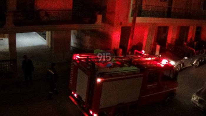 Φωτιά σε καμινάδα τζακιού στην Τρίπολη (vd)