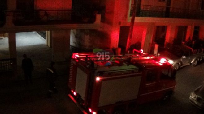 Φωτιά σε καμινάδα τζακιού στην Τρίπολη (vd)