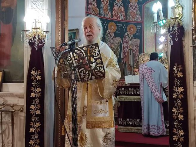 Ο Μητροπολίτης Καρυστίας και Σκύρου Σεραφείμ στο Μνημόσυνο των Ευεργετών της Κοινότητας Κοσμά