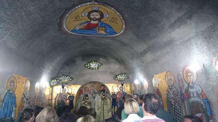 &Tau;&omicron; &pi;&rho;ό&gamma;&rho;&alpha;&mu;&mu;&alpha; &tau;&eta;&sigmaf; &epsilon;&omicron;&rho;&tau;ή&sigmaf; &Alpha;&gamma;ί&alpha;&sigmaf; &Mu;&alpha;&kappa;&rho;ί&nu;&alpha;&sigmaf; &sigma;&tau;&eta;&nu; &Tau;&rho;ί&pi;&omicron;&lambda;&eta;