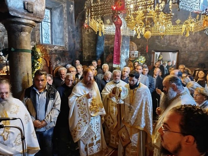 &Pi;&alpha;&nu;ή&gamma;&upsilon;&rho;&eta; &Iota;&epsilon;&rho;ά&sigmaf; &Mu;&omicron;&nu;ή&sigmaf; &Alpha;&gamma;ί&omicron;&upsilon; &Nu;&iota;&kappa;&omicron;&lambda;ά&omicron;&upsilon; &Beta;&alpha;&rho;&sigma;ώ&nu; &kappa;&alpha;&iota; &chi;&epsilon;&iota;&rho;&omicron;&tau;&omicron;&nu;ί&alpha; &Pi;&rho;&epsilon;&sigma;&beta;&upsilon;&tau;έ&rho;&omicron;&upsilon; (&epsilon;&iota;&kappa;ό&nu;&epsilon;&sigmaf;)