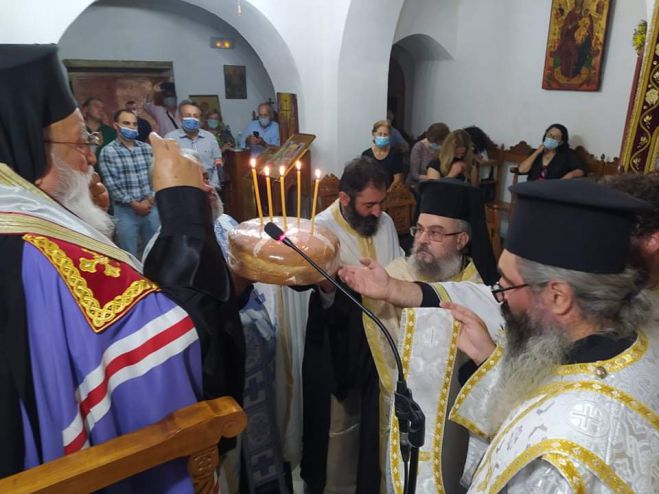 &Epsilon;&omicron;&rho;&tau;ή &Gamma;&epsilon;&nu;&epsilon;&sigma;ί&omicron;&upsilon; &Pi;&rho;&omicron;&delta;&rho;ό&mu;&omicron;&upsilon; &sigma;&tau;&omicron; &Mu;&omicron;&nu;&alpha;&sigma;&tau;ή&rho;&iota; &tau;&eta;&sigmaf; &Kappa;&upsilon;&nu;&omicron;&upsilon;&rho;ί&alpha;&sigmaf; (&epsilon;&iota;&kappa;ό&nu;&epsilon;&sigmaf;)