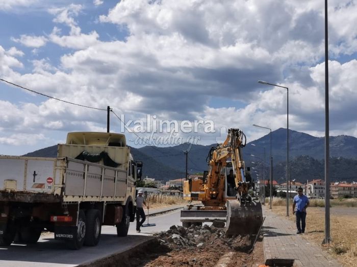 Δήμος Τρίπολης | Άρχισαν τα έργα για να δημιουργηθεί ένας σύγχρονος δρόμος προς το γήπεδο του Αστέρα! (εικόνες - βίντεο)