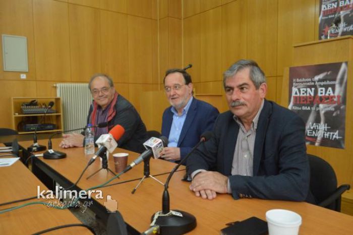 Λαφαζάνης από την Τρίπολη: &quot;Έχουμε μία κυβέρνηση πραξικοπηματιών. Είναι προδοτική κυβέρνηση!&quot; (vd)