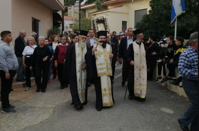 &Eta; ά&phi;&iota;&xi;&eta; &tau;&eta;&sigmaf; &epsilon;&iota;&kappa;ό&nu;&alpha;&sigmaf; &tau;&omicron;&upsilon; &Alpha;&gamma;ί&omicron;&upsilon; &Gamma;&epsilon;&omega;&rho;&gamma;ί&omicron;&upsilon; &sigma;&tau;&alpha; &kappa;ά&tau;&omega; &Delta;&omicron;&lambda;&iota;&alpha;&nu;ά (&epsilon;&iota;&kappa;ό&nu;&epsilon;&sigmaf;)