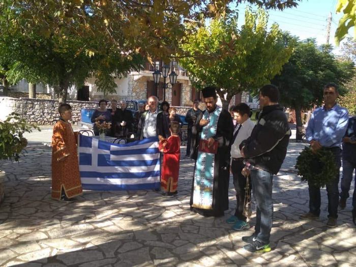 Ο εορτασμός του &quot;ΟΧΙ&quot; στο Δρακοβούνι Γορτυνίας (εικόνες)