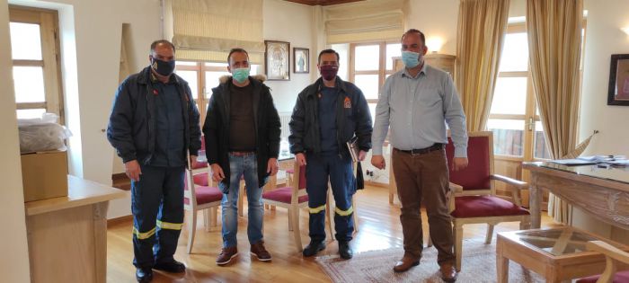 Άριστη η συνεργασία Δήμου Γορτυνίας και Πυροσβεστικής