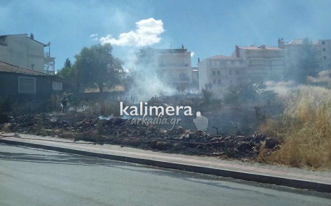 Νέα φωτιά πίσω από τη Βίλα Τουρκοβασίλη!