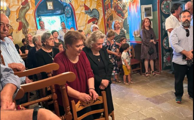 &Eta; &gamma;&iota;&omicron;&rho;&tau;ή &Mu;&epsilon;&tau;&alpha;&mu;ό&rho;&phi;&omega;&sigma;&eta;&sigmaf; &tau;&omicron;&upsilon; &Sigma;&omega;&tau;ή&rho;&omicron;&sigmaf; &sigma;&tau;&omicron;&nu; &Beta;&lambda;ό&gamma;&gamma;&omicron; &Gamma;&omicron;&rho;&tau;&upsilon;&nu;ί&alpha;&sigmaf; (&epsilon;&iota;&kappa;ό&nu;&epsilon;&sigmaf;)