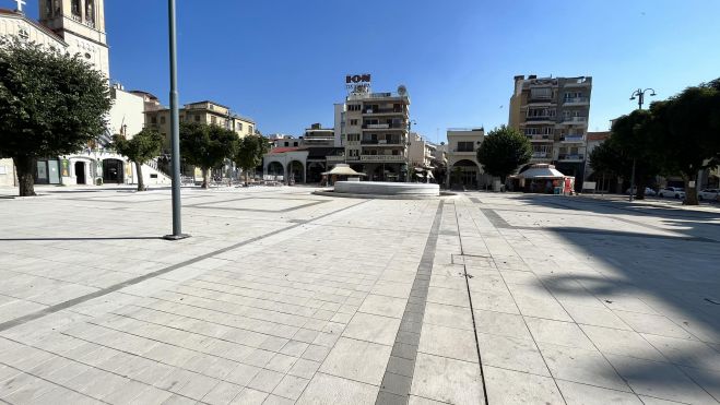 Κυβόλιθοι στην πλατεία Αγίου Βασιλείου | Κλείνουν τμήματα των δρόμων "28ης Οκτωβρίου" και "Κύπρου"
