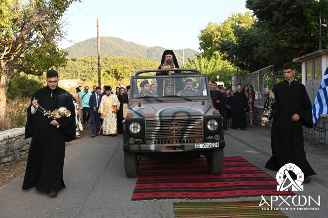 Η Νυμφασία Γορτυνίας υποδέχθηκε τον γόνο της, Άγιο Γερβάσιο τον εν Πάτραις (εικόνες - βίντεο)