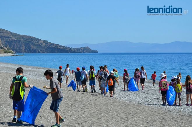 Μεσόγειος SOS: Εθελοντικός καθαρισμός στην Πλάκα Λεωνιδίου (vd)