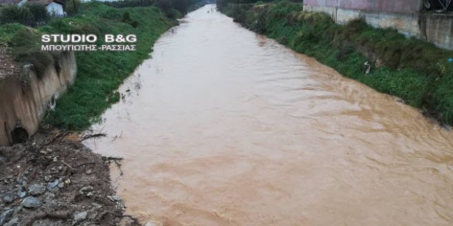 Αργολίδα | Φούσκωσαν τα ποτάμια στο Άργος