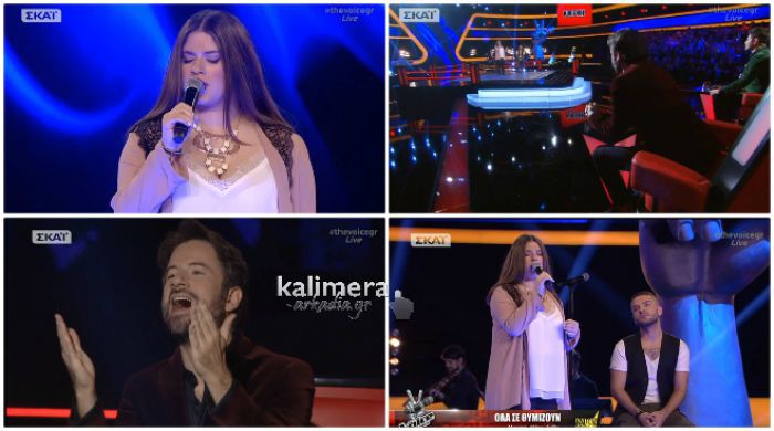 The Voice | &Tau;&eta;&nu; &Pi;έ&mu;&pi;&tau;&eta; &tau;&rho;&alpha;&gamma;&omicron;&upsilon;&delta;ά &eta; &Kappa;&omega;&nu;&sigma;&tau;&alpha;&nu;&tau;ί&nu;&alpha; &alpha;&pi;ό &tau;&eta;&nu; &Tau;&rho;ί&pi;&omicron;&lambda;&eta; ... &mu;&epsilon; &sigma;&tau;ό&chi;&omicron; &tau;&omicron;&nu; &tau;&epsilon;&lambda;&iota;&kappa;ό! (vd)