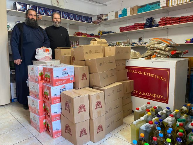 &Pi;&rho;&omicron;&sigma;&phi;&omicron;&rho;ά &alpha;&pi;ό &tau;&eta; &Mu;&omicron;&nu;ή &Mu;&alpha;&lambda;&epsilon;&beta;ή&sigmaf; &sigma;&tau;&omicron; "&Kappa;&alpha;&lambda;ά&theta;&iota; &tau;&omicron;&upsilon; &Pi;&tau;&omega;&chi;&omicron;ύ &Alpha;&delta;&epsilon;&lambda;&phi;&omicron;ύ" (&epsilon;&iota;&kappa;ό&nu;&epsilon;&sigmaf;)