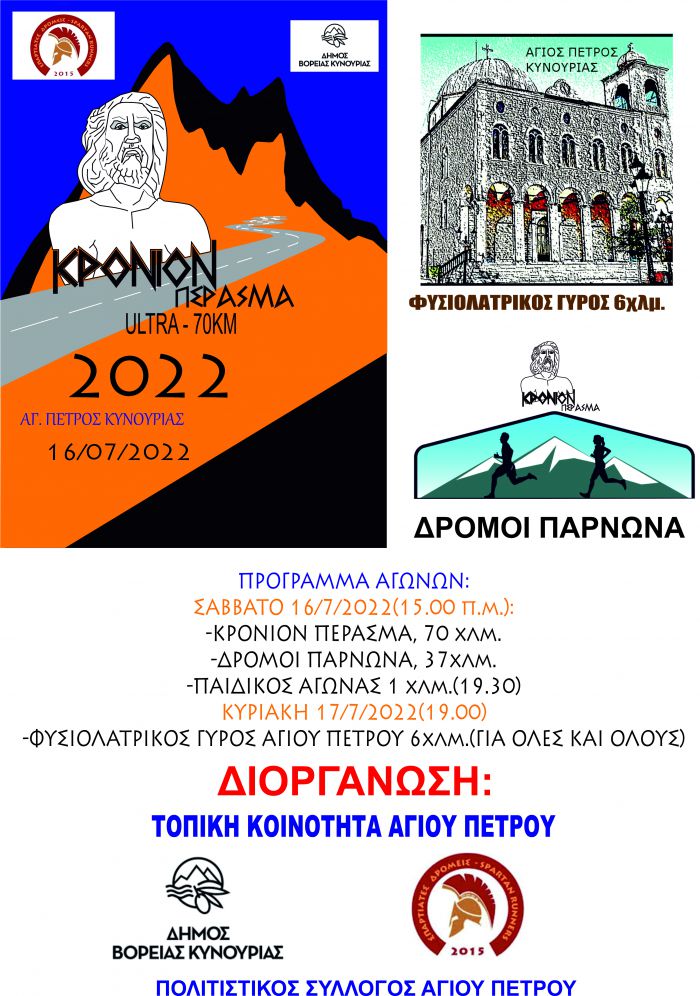 &Alpha;&gamma;ώ&nu;&epsilon;&sigmaf; &delta;&rho;ό&mu;&omicron;&upsilon; &sigma;&tau;&omicron;&nu; &omicron;&rho;&epsilon;&iota;&nu;ό ό&gamma;&kappa;&omicron; &tau;&omicron;&upsilon; &Pi;ά&rho;&nu;&omega;&nu;&alpha;