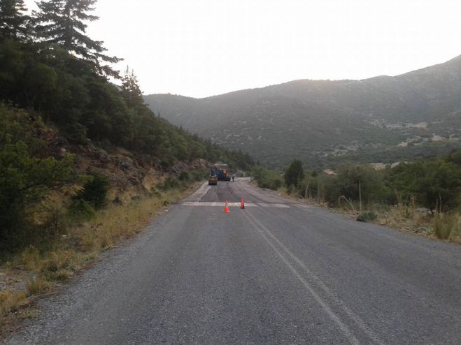 Κυνουρία - Έργα στο δρόμο πριν και μετά τον Κοσμά! (εικόνες)