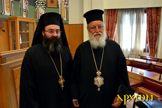 &Tau;&rho;ί&pi;&omicron;&lambda;&eta; | &Tau;&eta;&nu; &Kappa;&upsilon;&rho;&iota;&alpha;&kappa;ή &eta; &chi;&epsilon;&iota;&rho;&omicron;&tau;&omicron;&nu;ί&alpha; &tau;&omicron;&upsilon; &Epsilon;&pi;&iota;&sigma;&kappa;ό&pi;&omicron;&upsilon; &Tau;&epsilon;&gamma;έ&alpha;&sigmaf; &kappa;. &Theta;&epsilon;&omicron;&kappa;&lambda;ή&tau;&omicron;&upsilon;