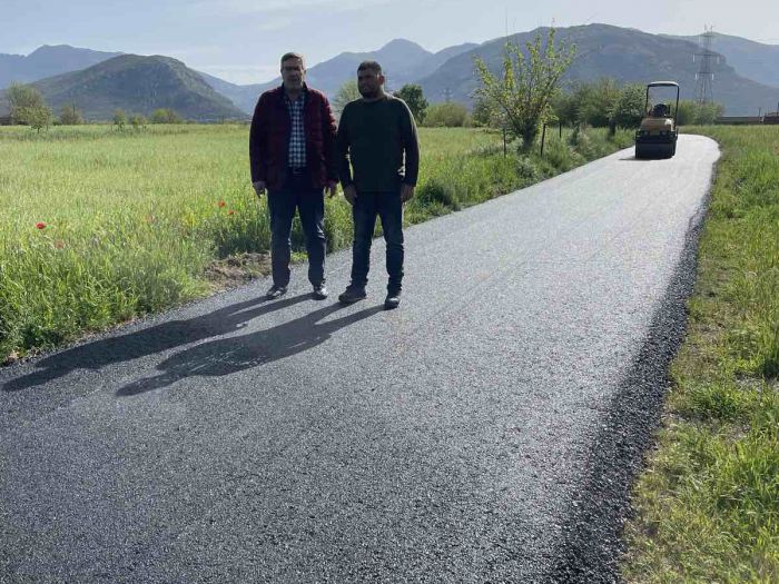 Αυτοψία Μανδρώνη στις εργασίες οδοποιίας του Δήμου Τρίπολης