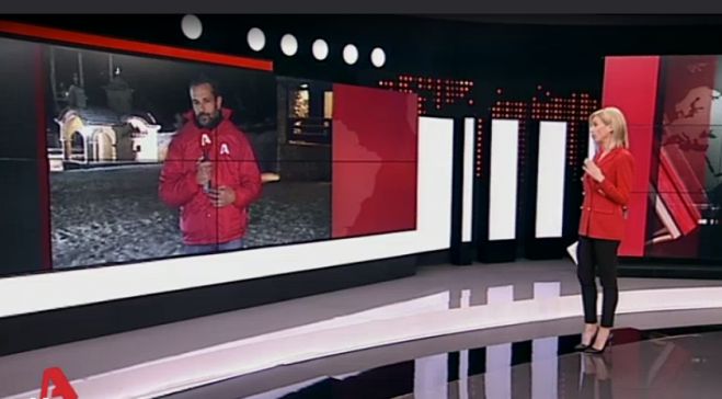 Η χιονισμένη Βυτίνα ... live στον Alpha! (vd)