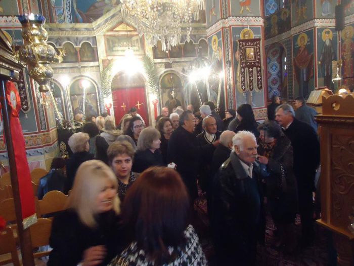 &Eta; &gamma;&iota;&omicron;&rho;&tau;ή &tau;&omicron;&upsilon; &Alpha;&gamma;ί&omicron;&upsilon; &Nu;&iota;&kappa;&omicron;&lambda;ά&omicron;&upsilon; &sigma;&tau;&omicron; &Beta;&upsilon;&zeta;ί&kappa;&iota; &Gamma;&omicron;&rho;&tau;&upsilon;&nu;ί&alpha;&sigmaf; (&epsilon;&iota;&kappa;ό&nu;&epsilon;&sigmaf;)