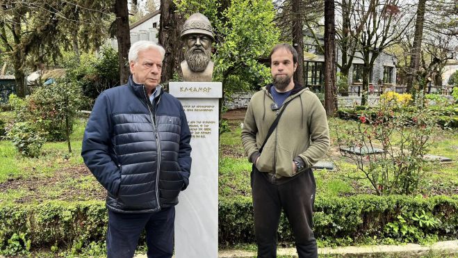 Κλεάνωρ ο Ορχομένιος | Νέα προτομή κοσμεί το πάρκο των Φιλοδένδρων (εικόνες - βίντεο)