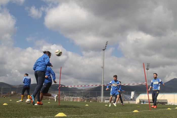 Foot tennis στη σημερινή προπόνηση του Αστέρα!