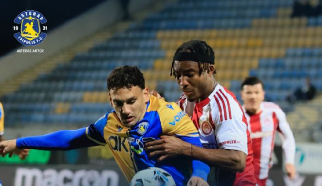 Δύσκολο βράδυ στο «Θεόδωρος Κολοκοτρώνης» για τον Αστέρα Τρίπολης