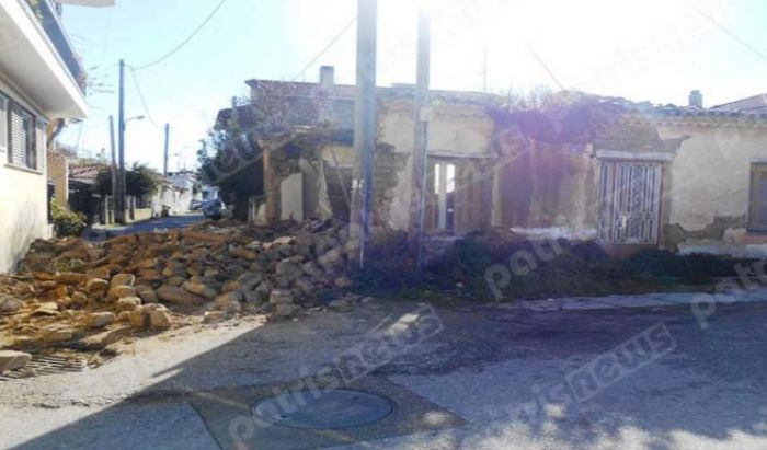 Αμαλιάδα: Κατέρρευσε κατοικία σαν χάρτινος πύργος